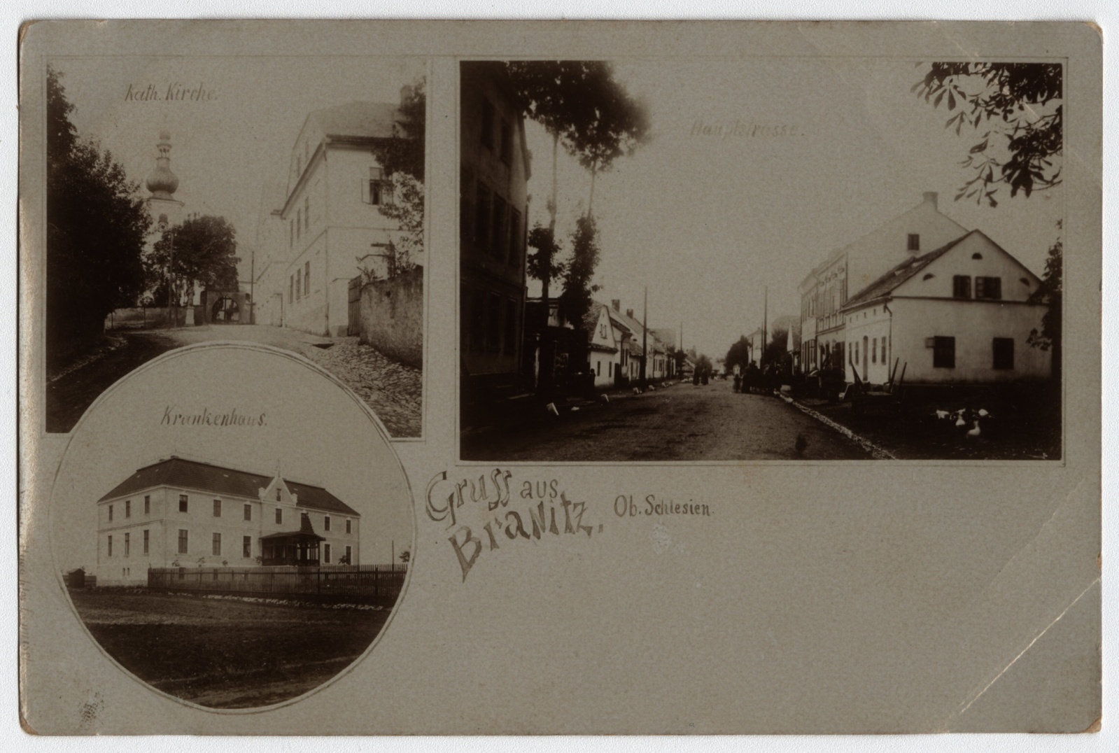 Náhledový obrázek Branice (čb. pohlednice) - 1