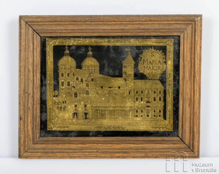 Náhledový obrázek předmětu Eglomisé, Bazilika Panny Marie Sněžné (Santa Maria Maggiore)