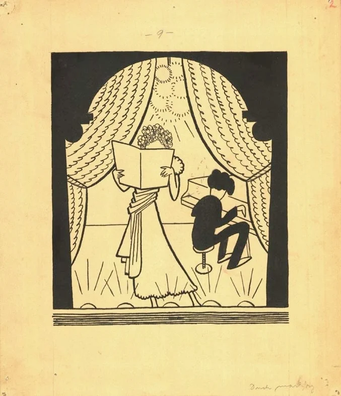 Náhledový obrázek předmětu Ilustrace - Henry pozoruje lidi