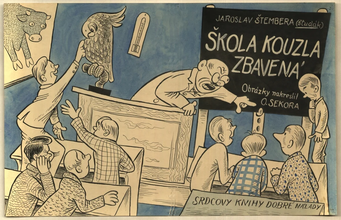 Náhledový obrázek předmětu Ilustrace - Škola kouzla zbavená