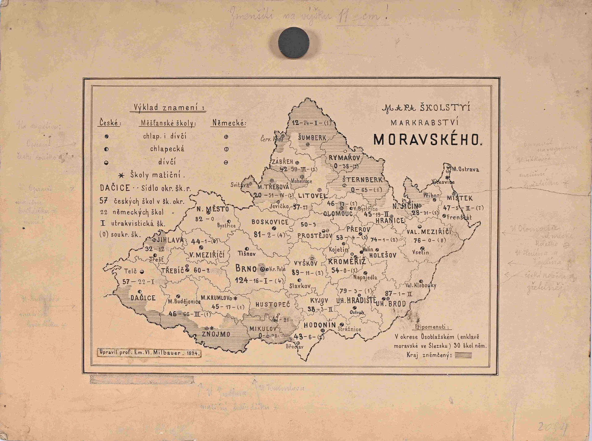 Náhledový obrázek předmětu Mapa školství