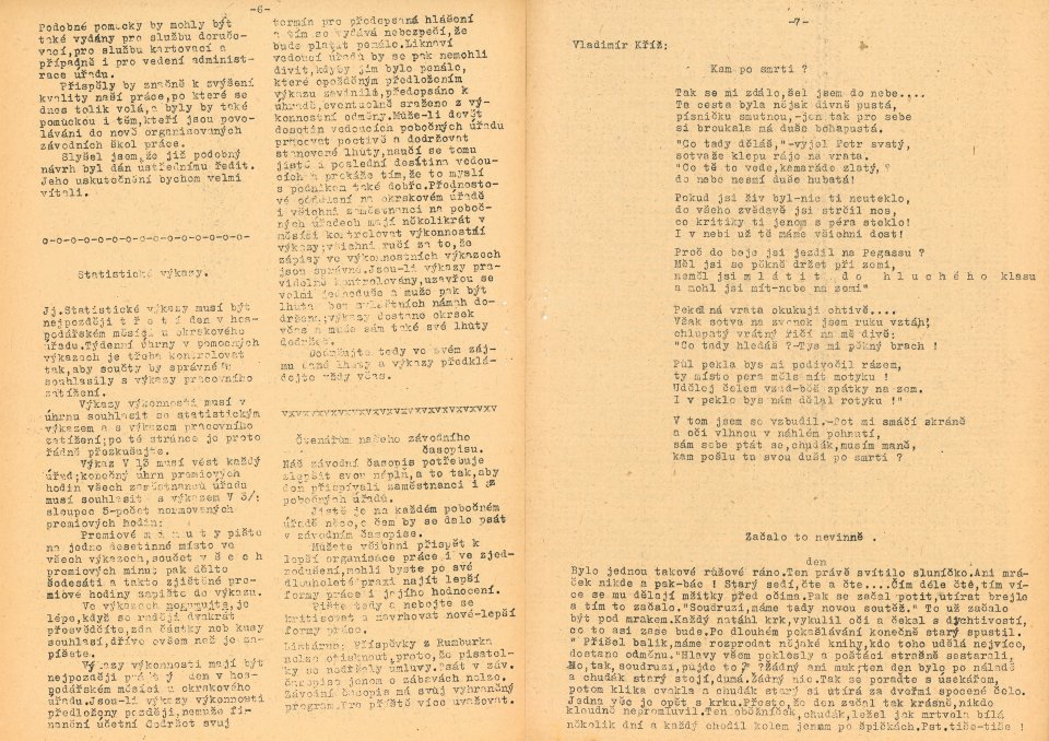 Náhledový obrázek Libeňská pošta, rok 1951, číslo 1 - 4