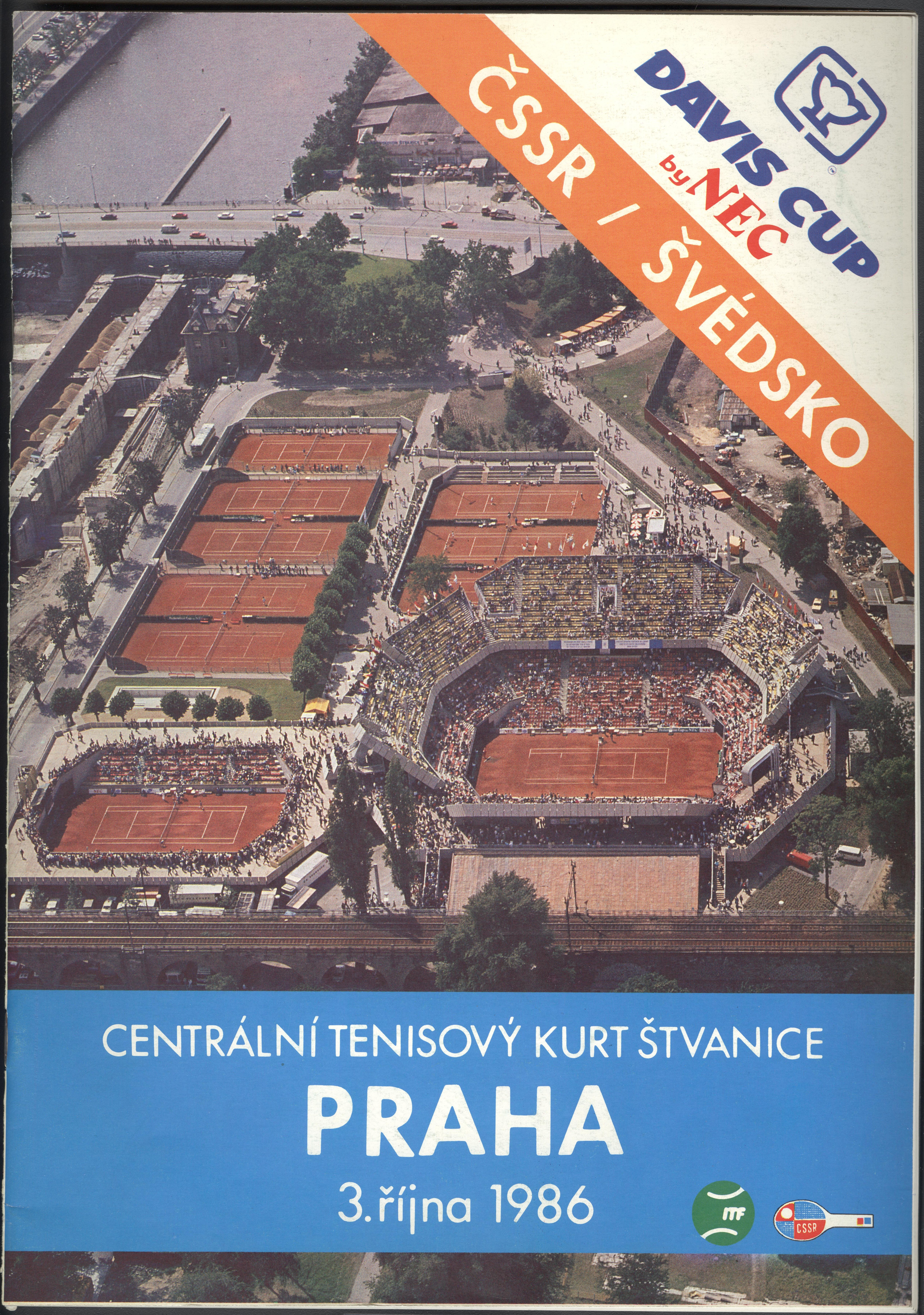 Náhledový obrázek Davis Cup 1986. ČSSR - Švédsko - 5
