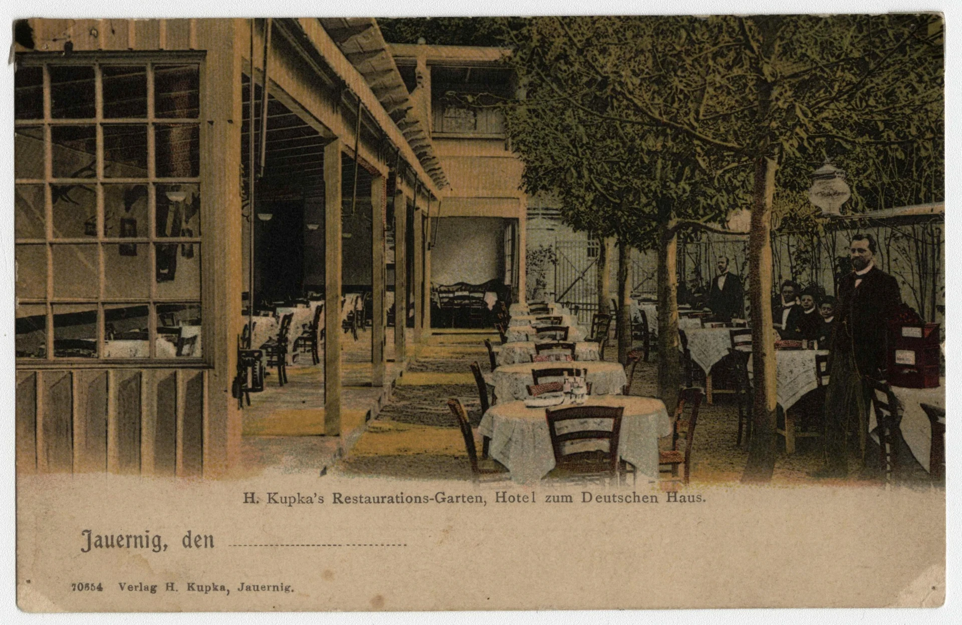 Náhledový obrázek předmětu Hotel Německý dům v Javorníku (kolorovaná pohlednice)