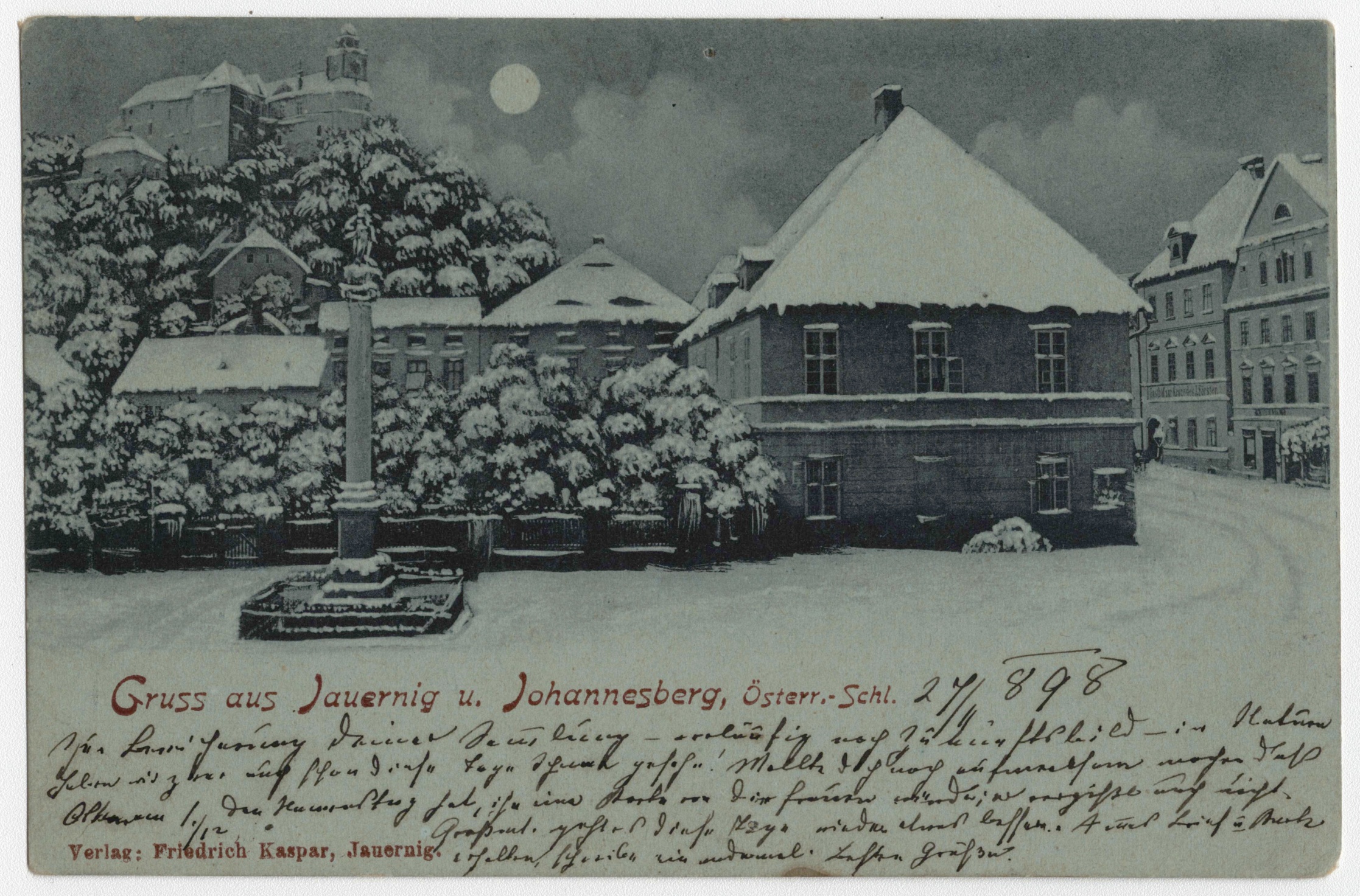 Náhledový obrázek Javorník (čb. pohlednice) - 1