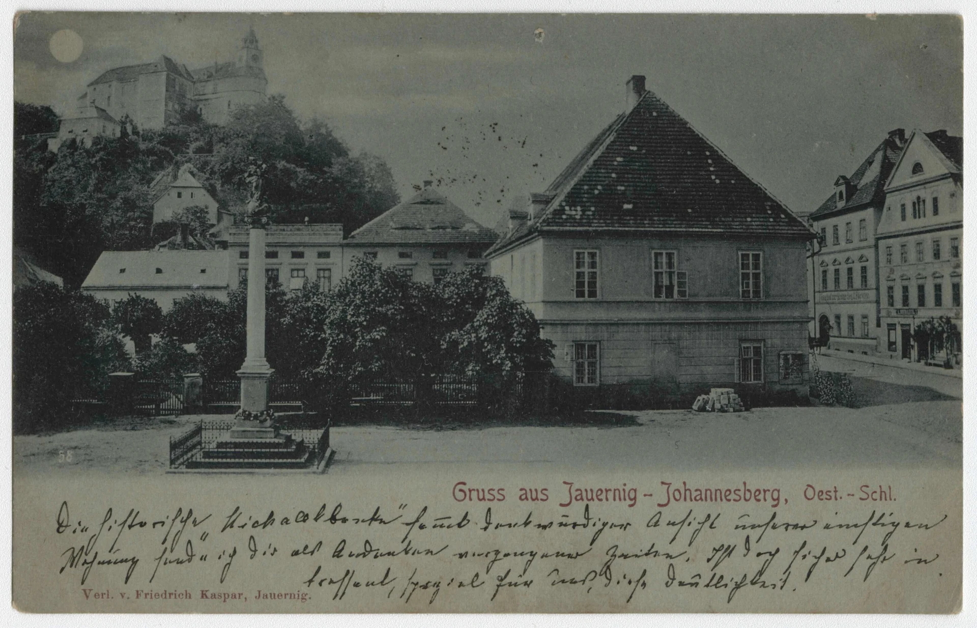 Náhledový obrázek předmětu Javorník (čb. pohlednice)