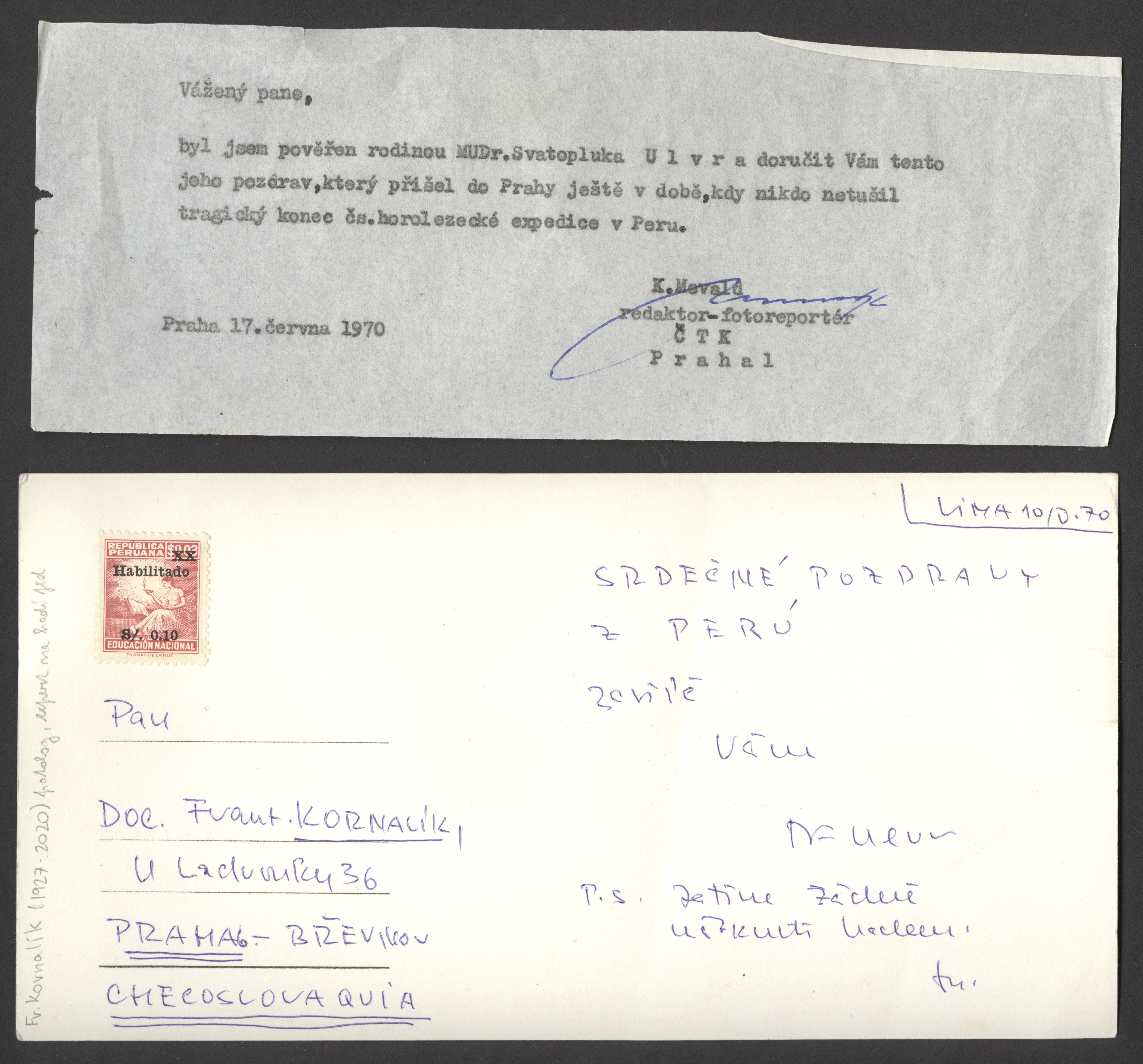 Náhledový obrázek Expedice Peru 1970 - 2