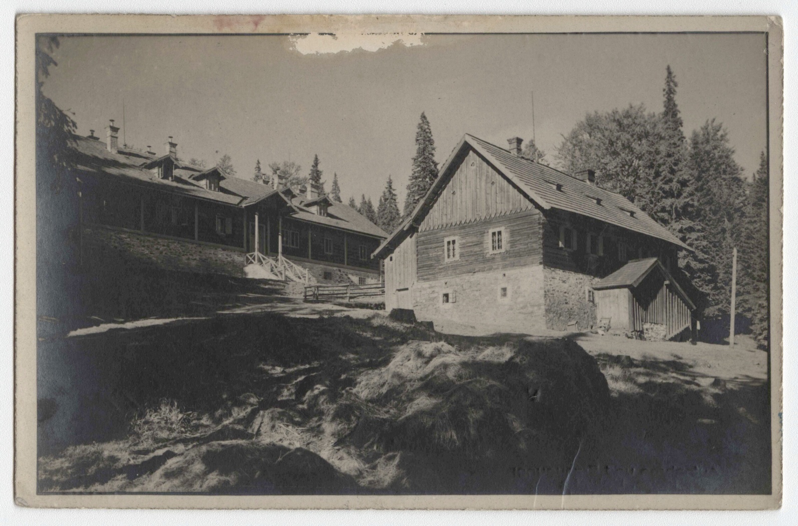 Náhledový obrázek Alfrédova chata (čb. pohlednice) - 1