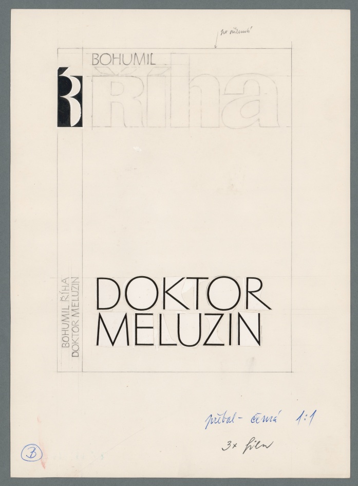 Náhledový obrázek Předloha pro typografii - Doktor Meluzin - 1