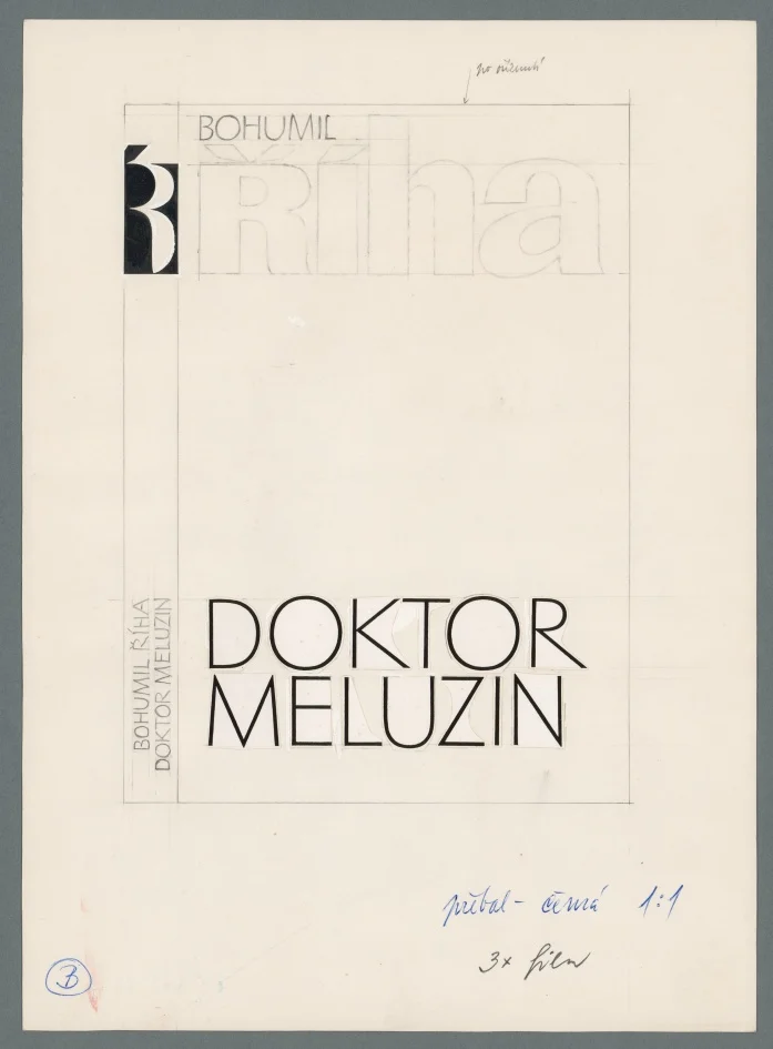 Náhledový obrázek předmětu Předloha pro typografii - Doktor Meluzin