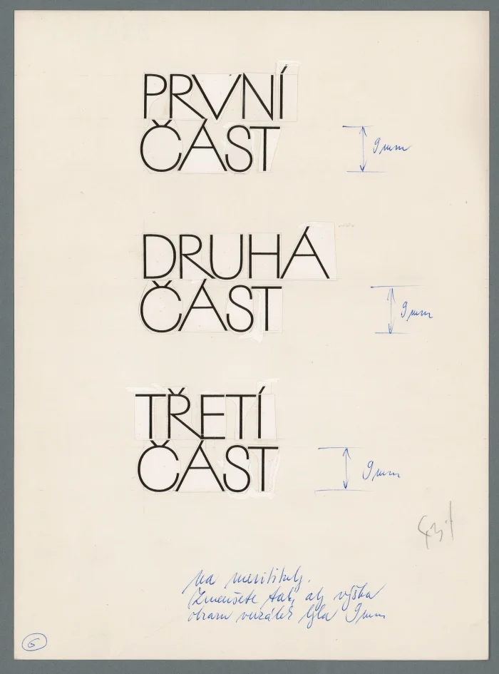 Náhledový obrázek předmětu Předloha pro typografii - Země dokořán