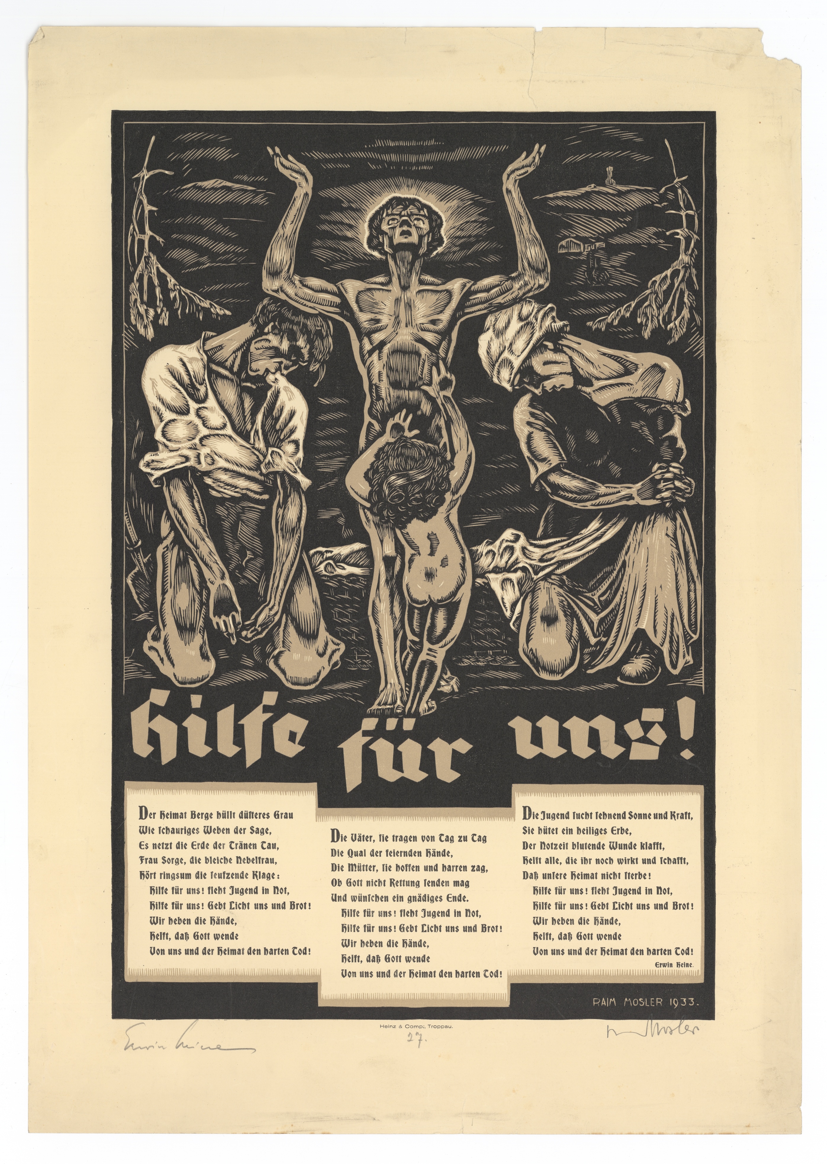 Náhledový obrázek Hilfe für uns! (grafický list) - 1