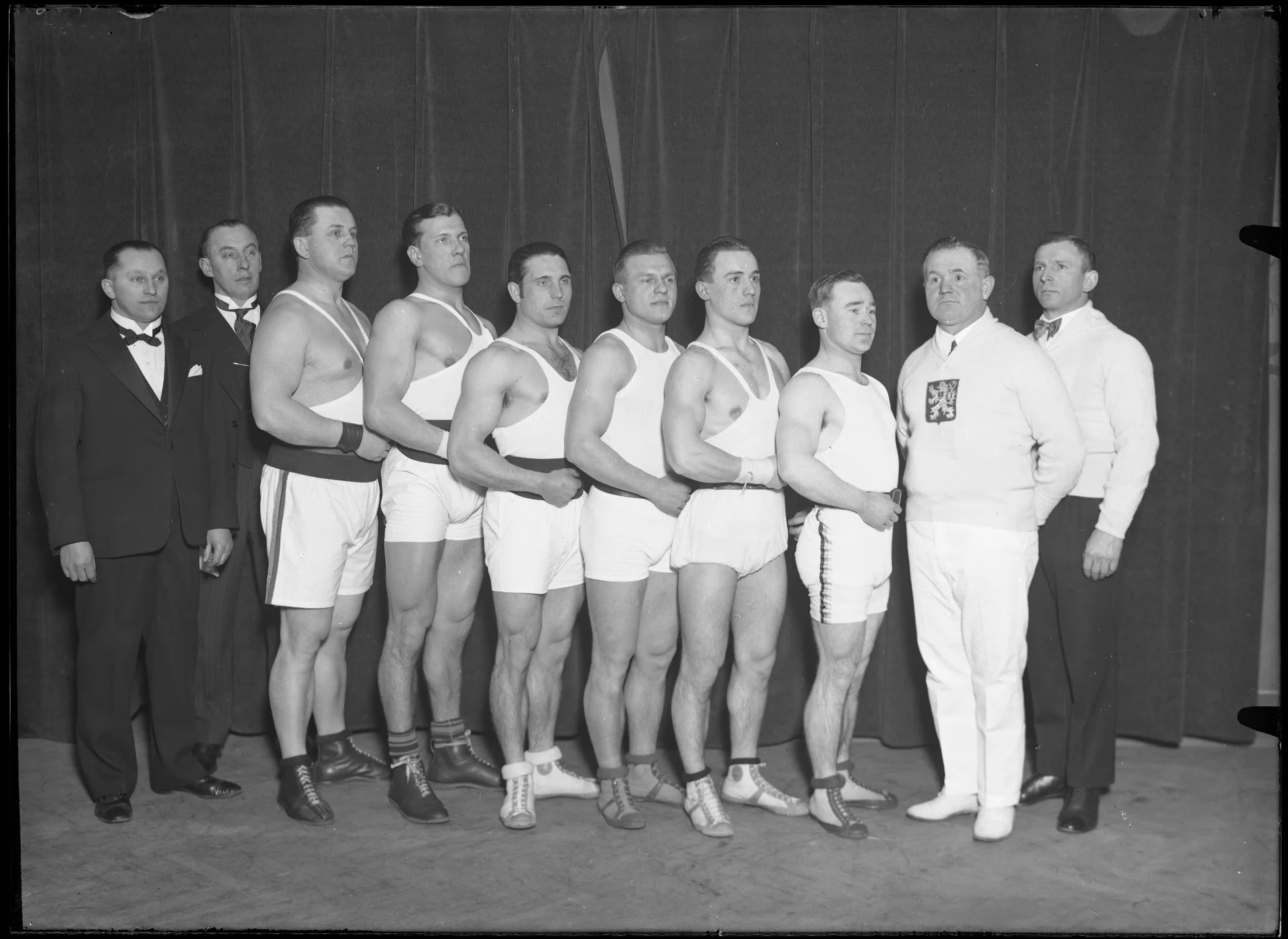 Náhledový obrázek předmětu Utkání v řecko-římském zápase ČSR-Maďarsko