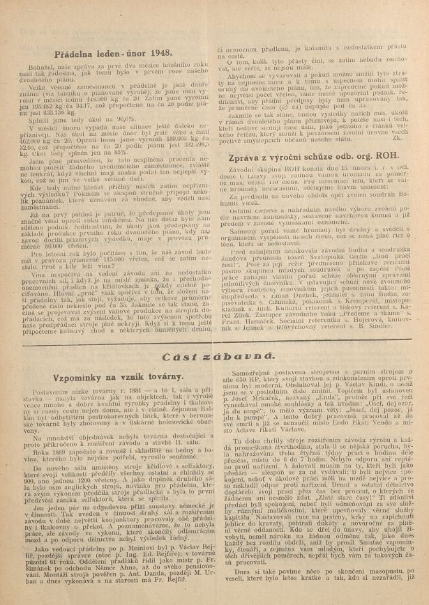 Náhledový obrázek Předeme a tkáme, rok 1948, číslo 3 - 4