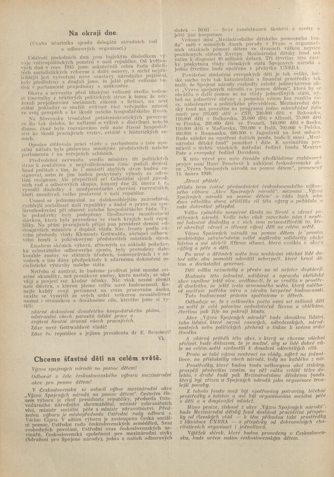 Náhledový obrázek Předeme a tkáme, rok 1948, číslo 3 - 2