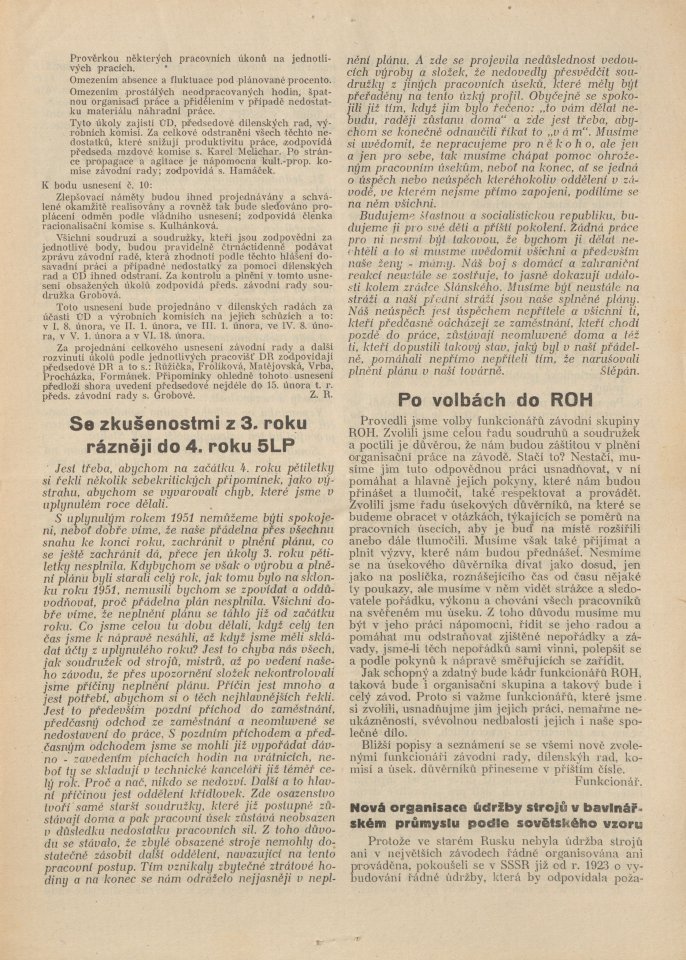 Náhledový obrázek Předeme a tkáme, rok 1952, číslo 1 - 3