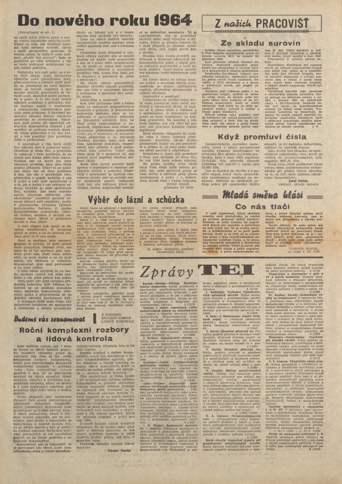 Náhledový obrázek Přenos, rok 1964, číslo 1 - 2