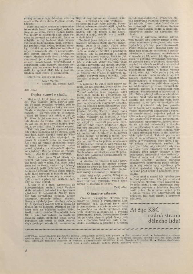 Náhledový obrázek Izveta, rok 1949, číslo 1 - 7