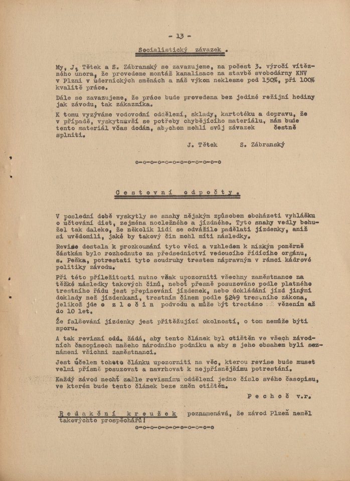 Náhledový obrázek Izveta, rok 1951, číslo 1-2 - 13
