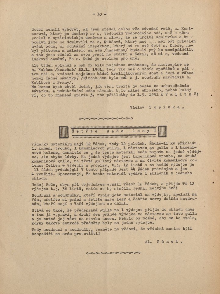 Náhledový obrázek Izveta, rok 1951, číslo 1-2 - 10