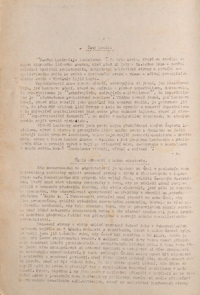 Náhledový obrázek Janovský Roentgen, rok 1953, číslo 1 - 2