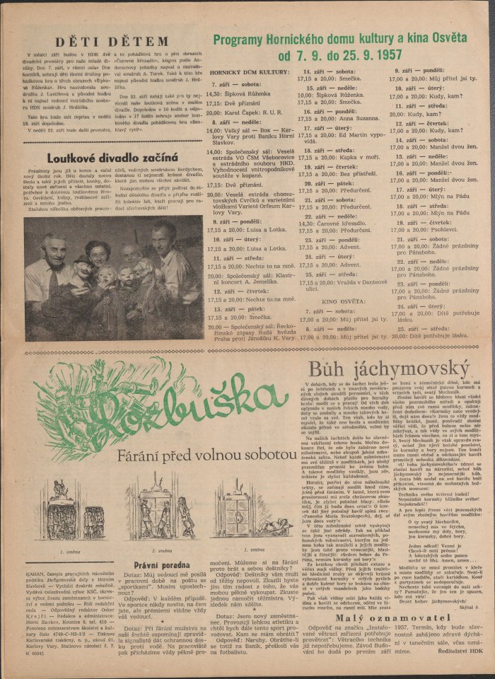 Náhledový obrázek Kahan, rok 1957, číslo 2 - 4
