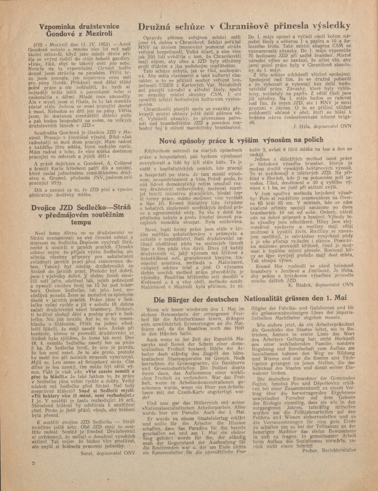 Náhledový obrázek Žatva, rok 1953, číslo 5 - 2