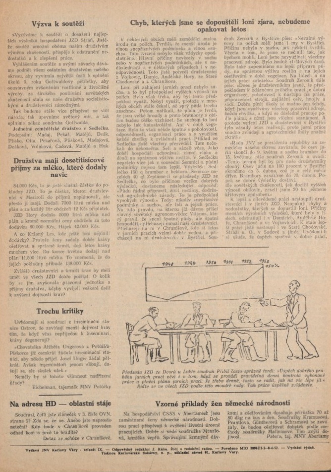 Náhledový obrázek Žatva, rok 1953, číslo 8 - 4