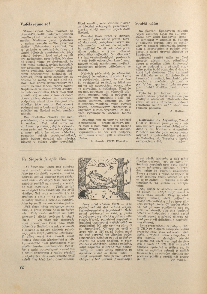 Náhledový obrázek Budovatel ČKD, rok 1948, číslo 7 - 4