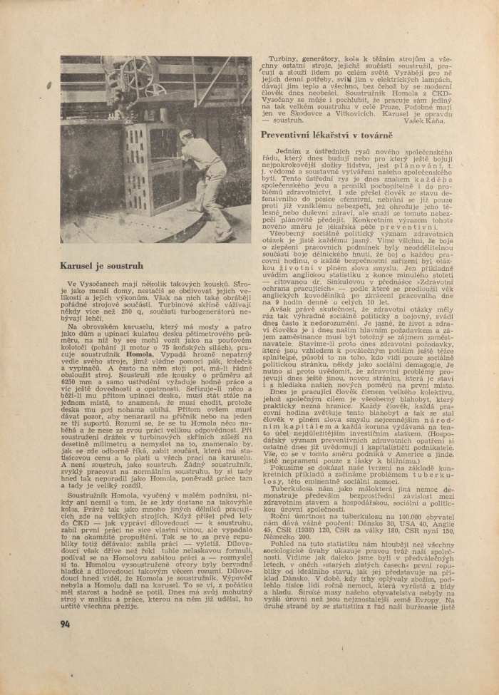 Náhledový obrázek Budovatel ČKD, rok 1948, číslo 7 - 6