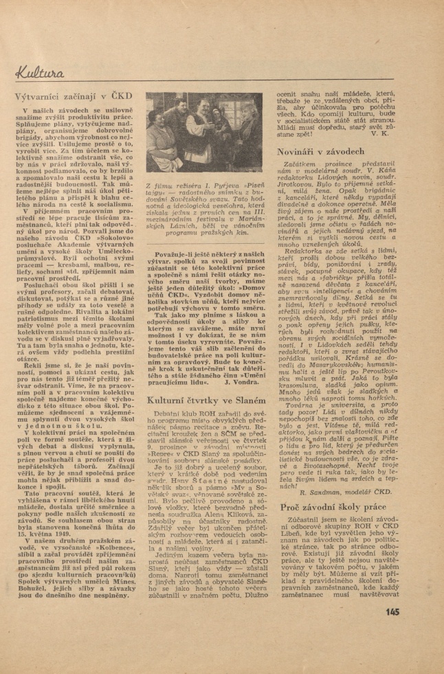 Náhledový obrázek Budovatel ČKD, rok 1948, číslo 12 - 9