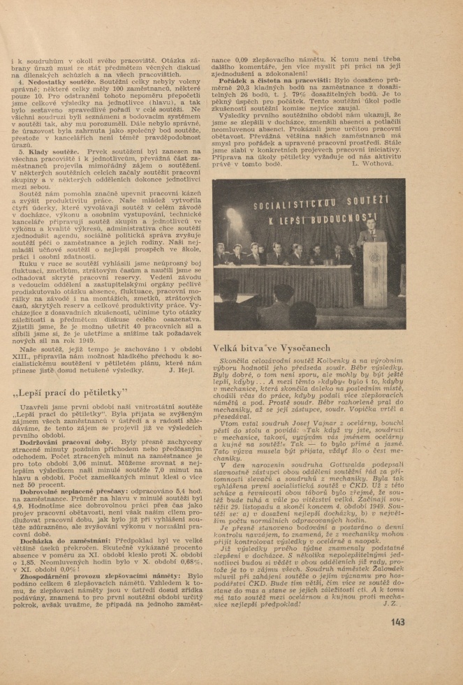 Náhledový obrázek Budovatel ČKD, rok 1948, číslo 12 - 7