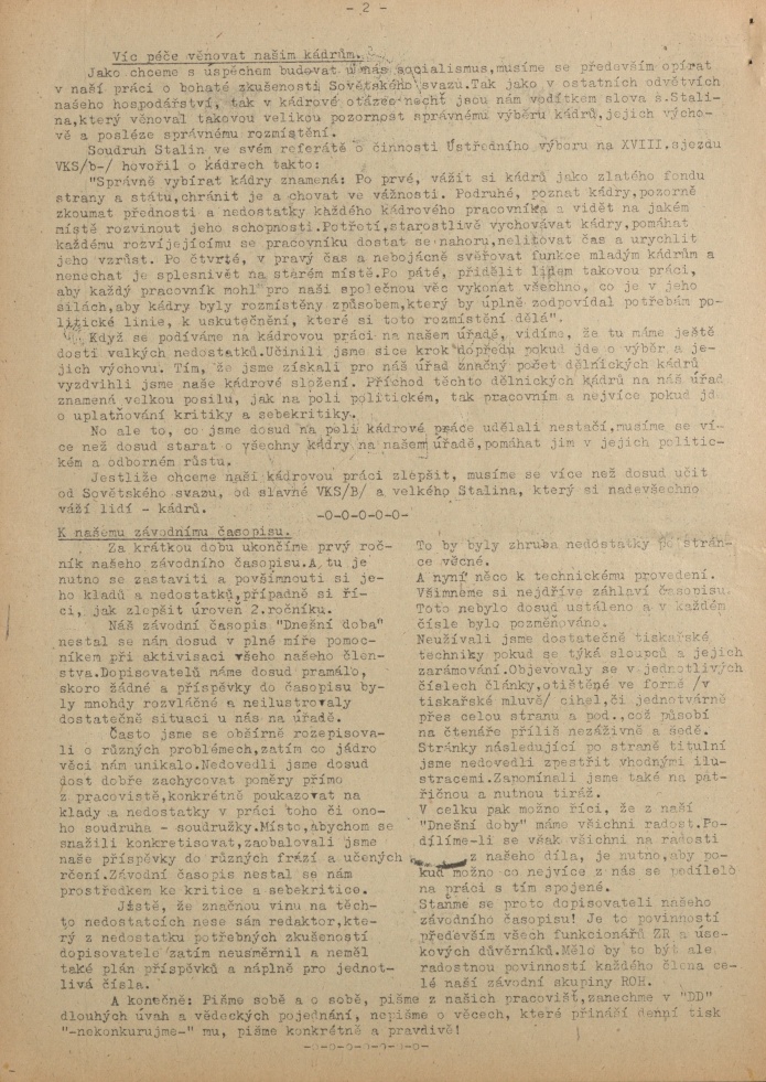 Náhledový obrázek Dnešní doba, rok 1951, číslo 11 - 2