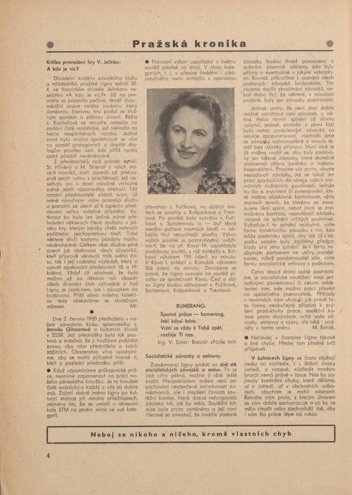 Náhledový obrázek Ligna, rok 1950, číslo 1 - 4