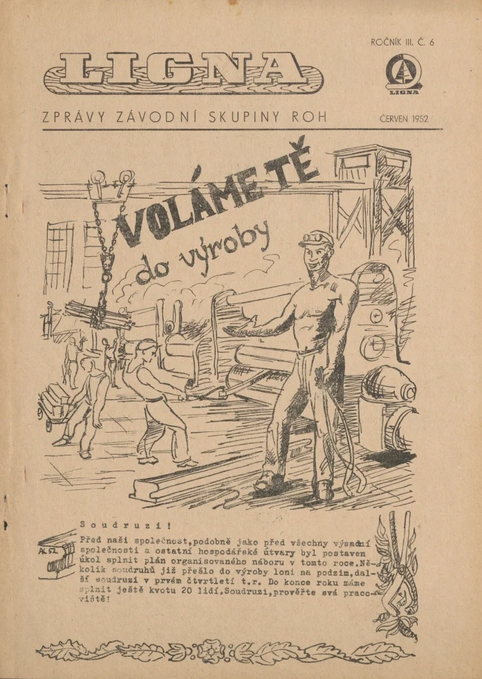 Náhledový obrázek předmětu Ligna, rok 1952, číslo 6