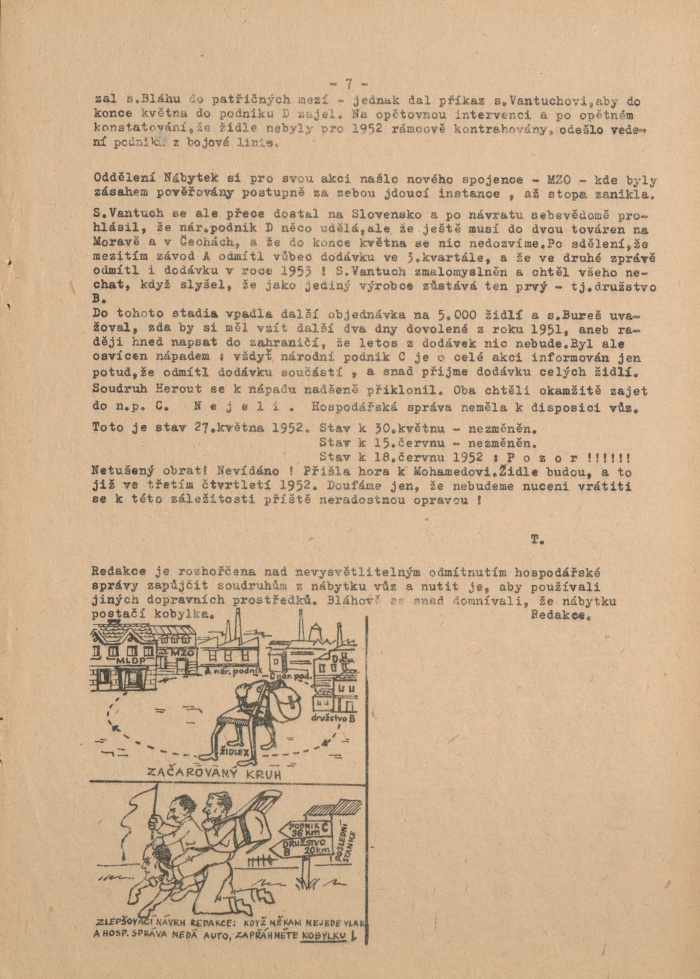Náhledový obrázek Ligna, rok 1952, číslo 6 - 7