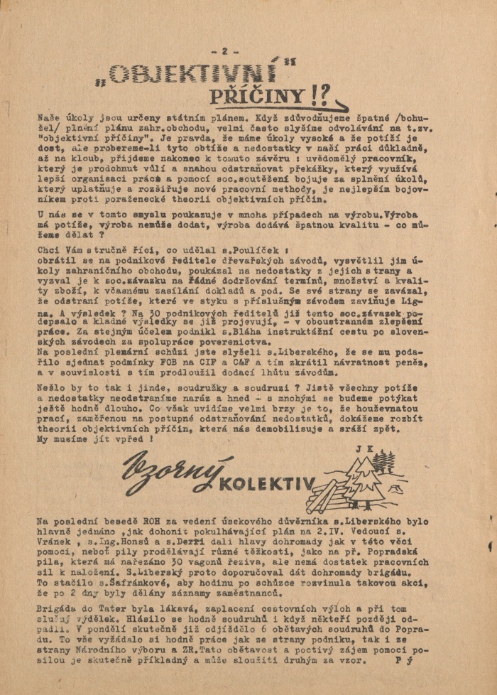 Náhledový obrázek Ligna, rok 1952, číslo 6 - 2