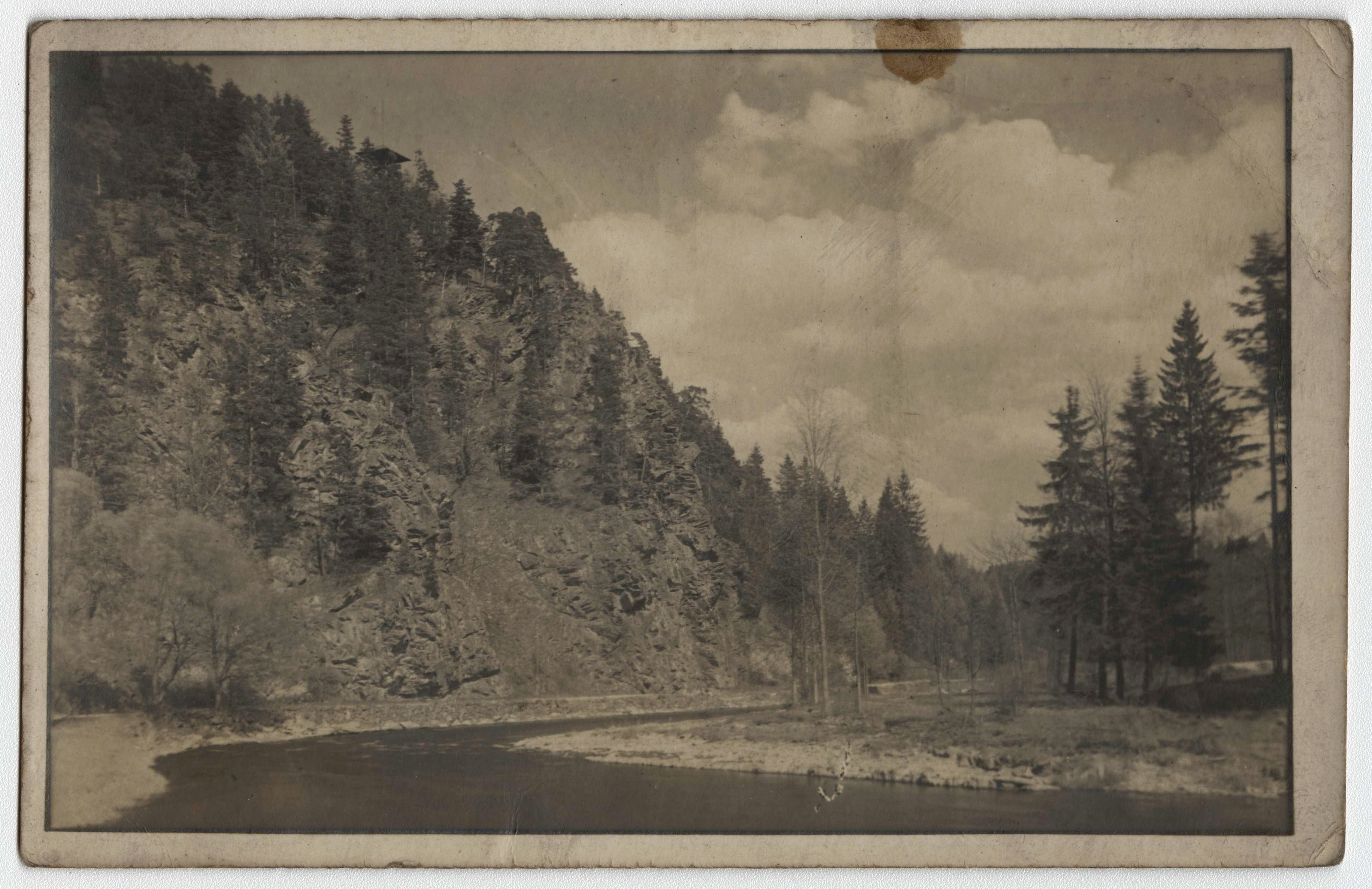Náhledový obrázek Údolí Moravy (čb. pohlednice) - 1