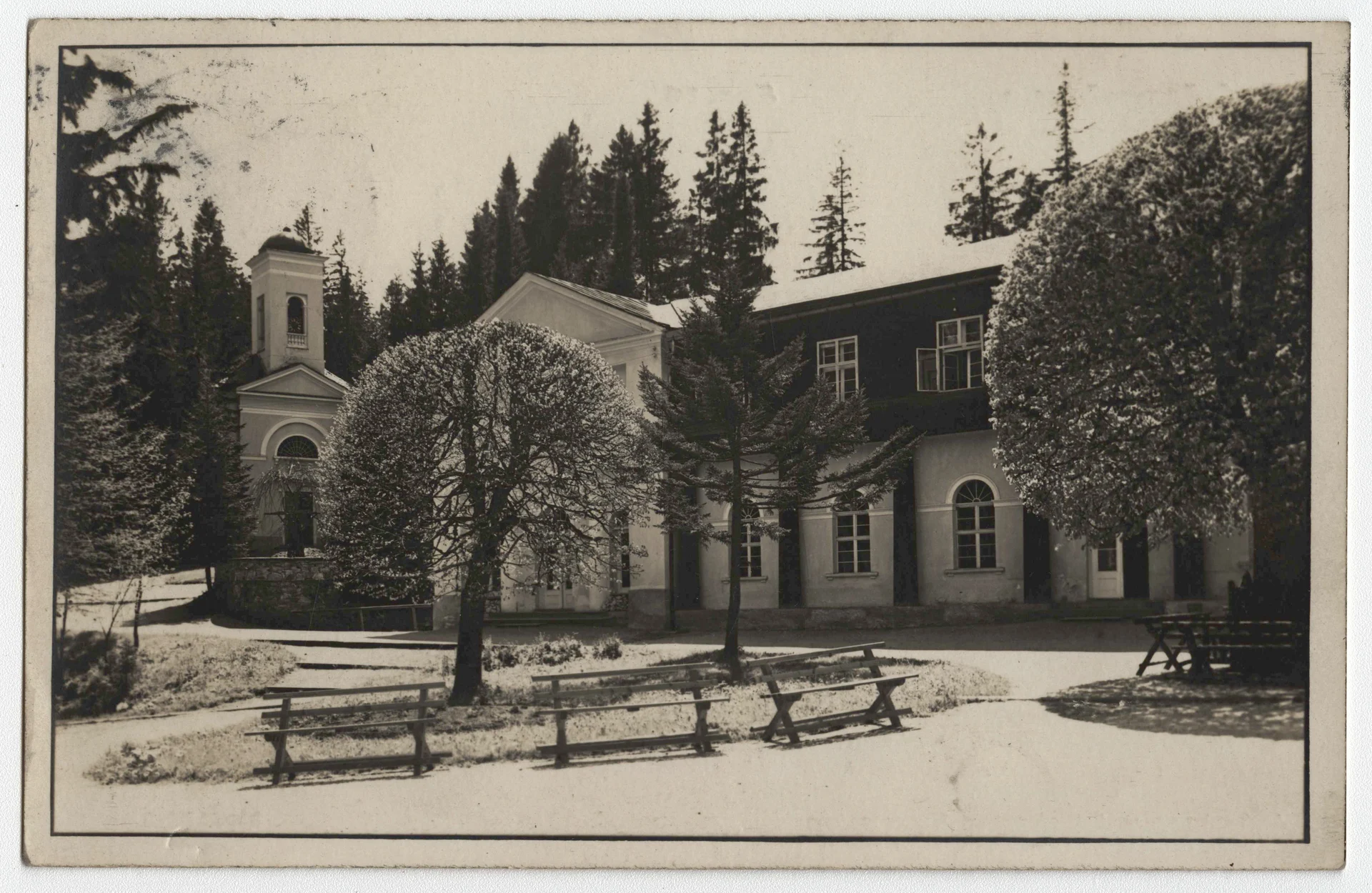 Náhledový obrázek předmětu Karlova Studánka (čb. pohlednice)
