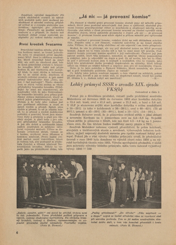 Náhledový obrázek Myšlenky - lidé - práce, rok 1952, číslo 9 - 6