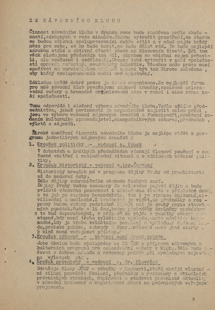Náhledový obrázek Merkuria, rok 1950, číslo 1-2 - 9