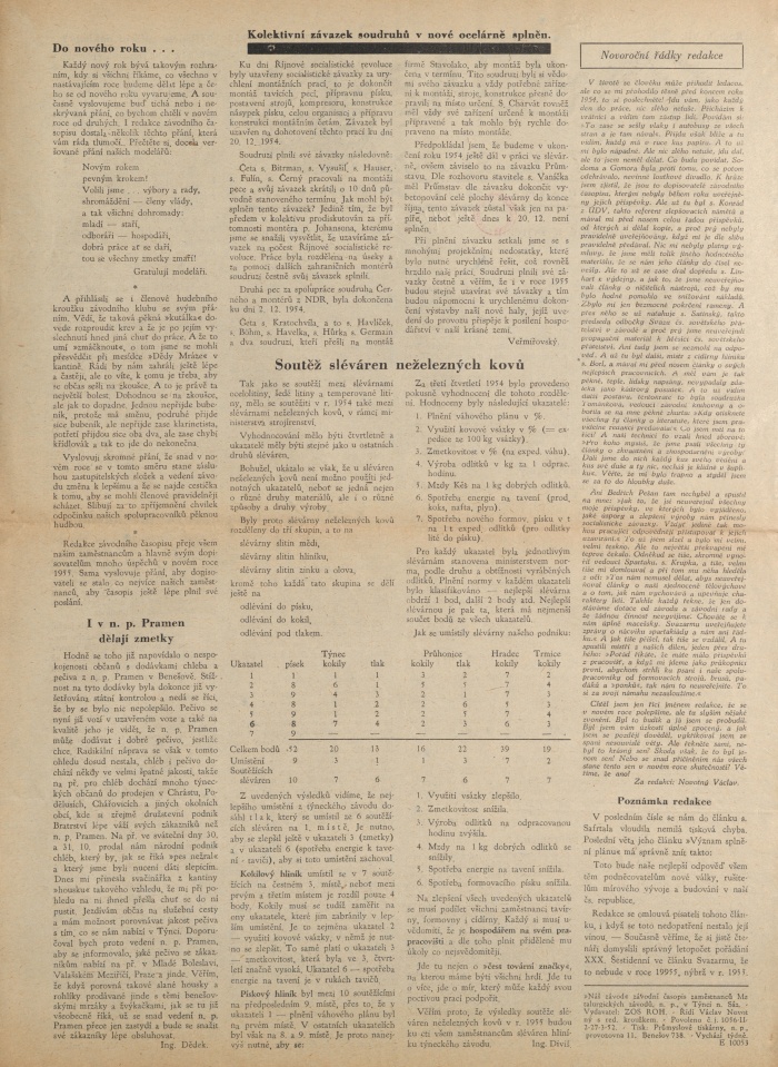 Náhledový obrázek Metaz, rok 1955, číslo 1 - 2