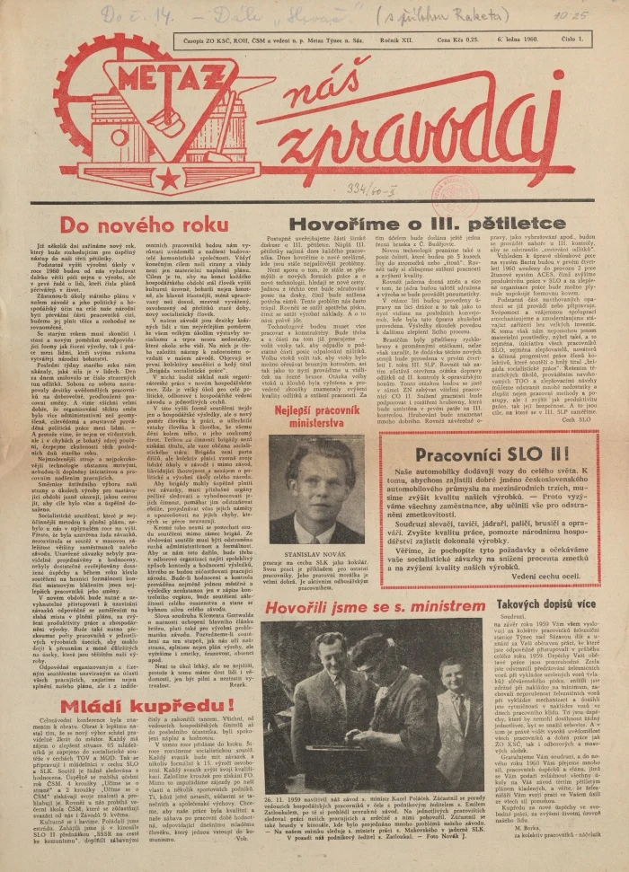 Náhledový obrázek předmětu Metaz, rok 1960, číslo 2