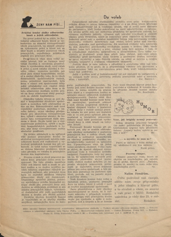 Náhledový obrázek MZO, rok 1948, číslo 1 - 4