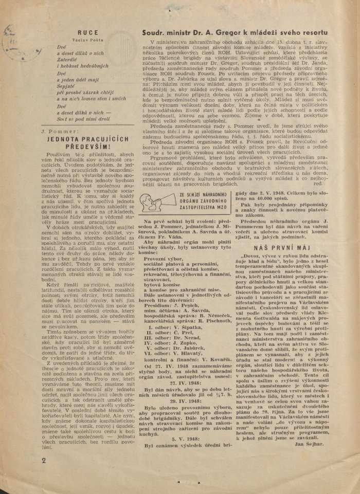 Náhledový obrázek MZO, rok 1948, číslo 1 - 2