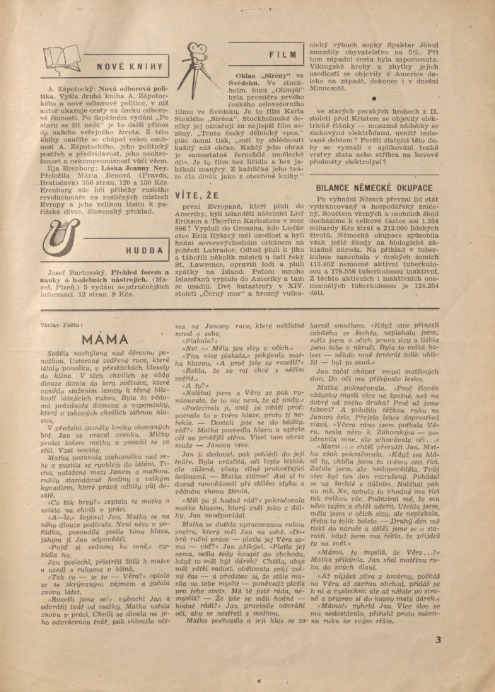 Náhledový obrázek MZO, rok 1948, číslo 3 - 3