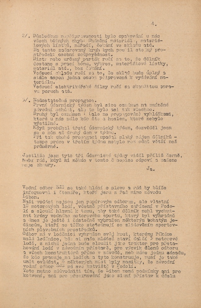 Náhledový obrázek Loďař, rok 1950, číslo 1 - 5
