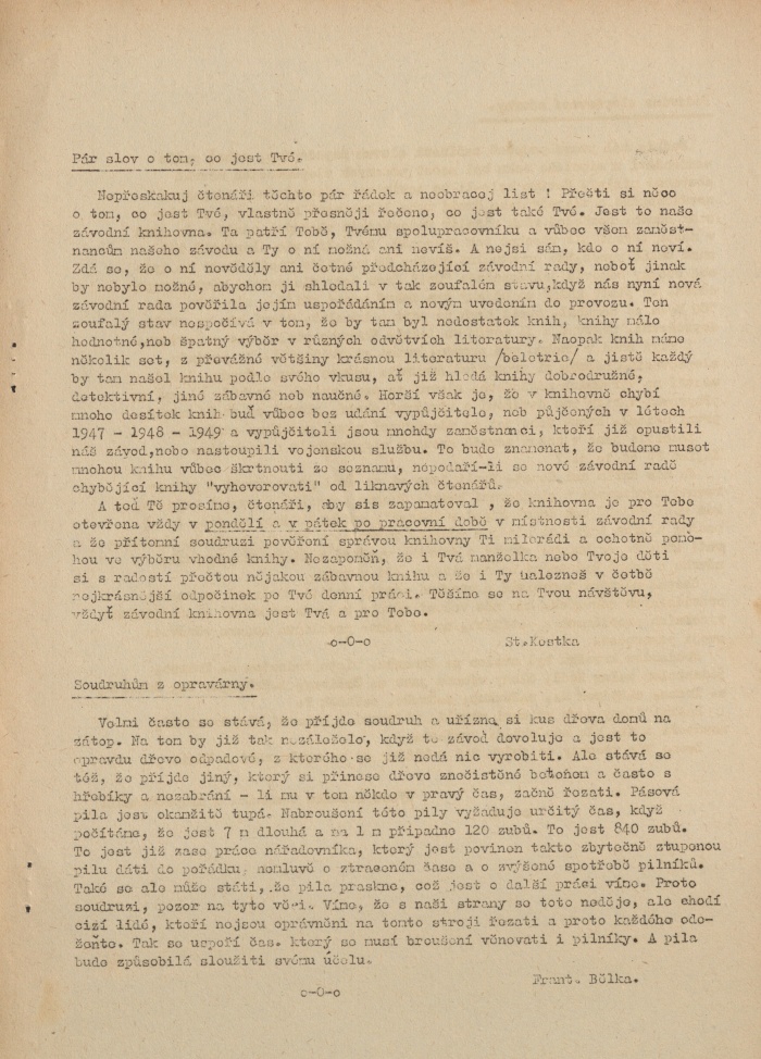 Náhledový obrázek Loďař, rok 1952, číslo 1 - 8
