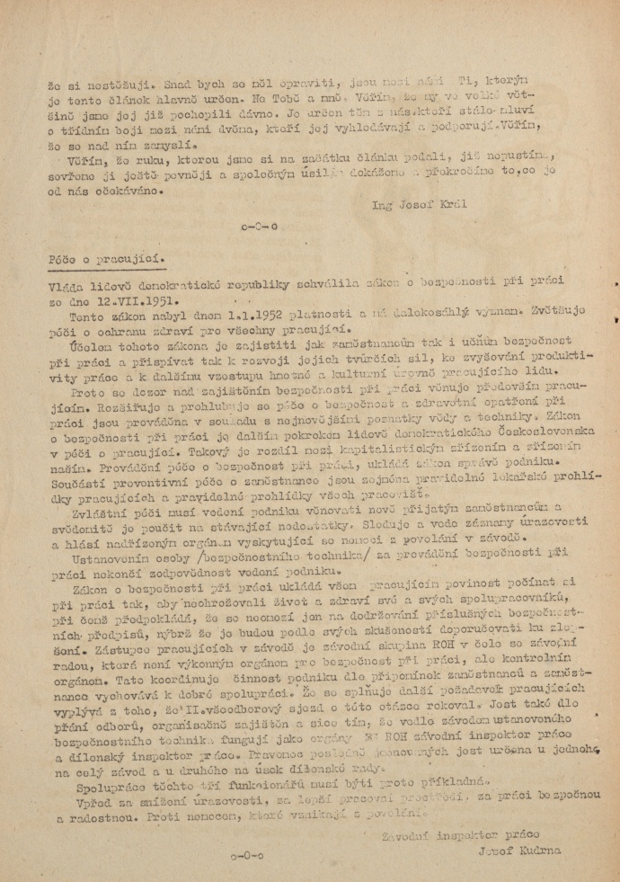 Náhledový obrázek Loďař, rok 1952, číslo 1 - 7