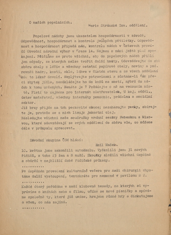 Náhledový obrázek Mikroskop, rok 1951, číslo 1 - 9